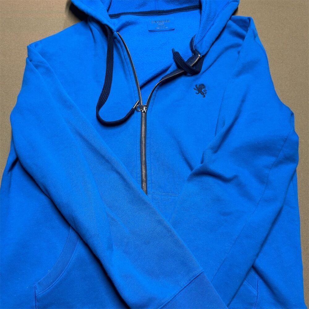 Express XL Long Sleeve Full Zip Hoodie with Pockets